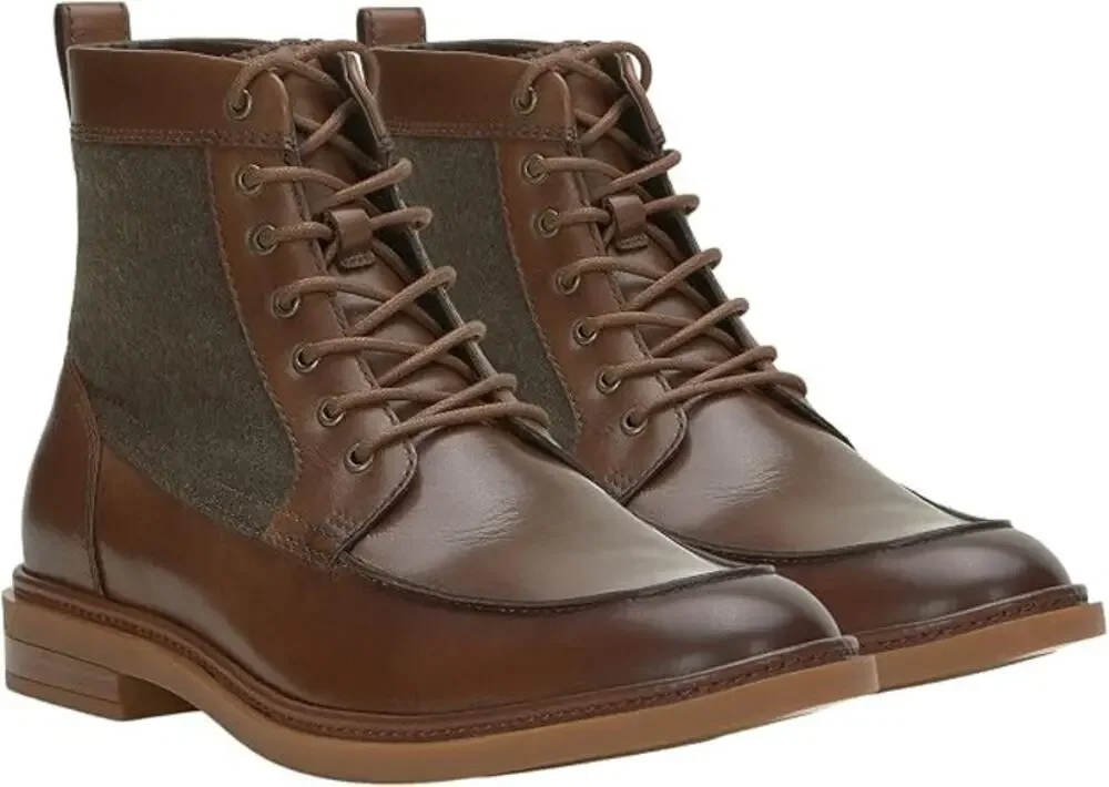 Vince Camuto Men's Bendmore Lace-up Chukka Boots size 9.5 M bourbon